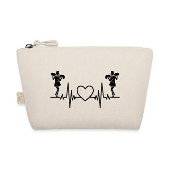 Cheerleader Geschenk Cheerleaderin Cheerleading - Bio-Täschchen - Natur - Vorne