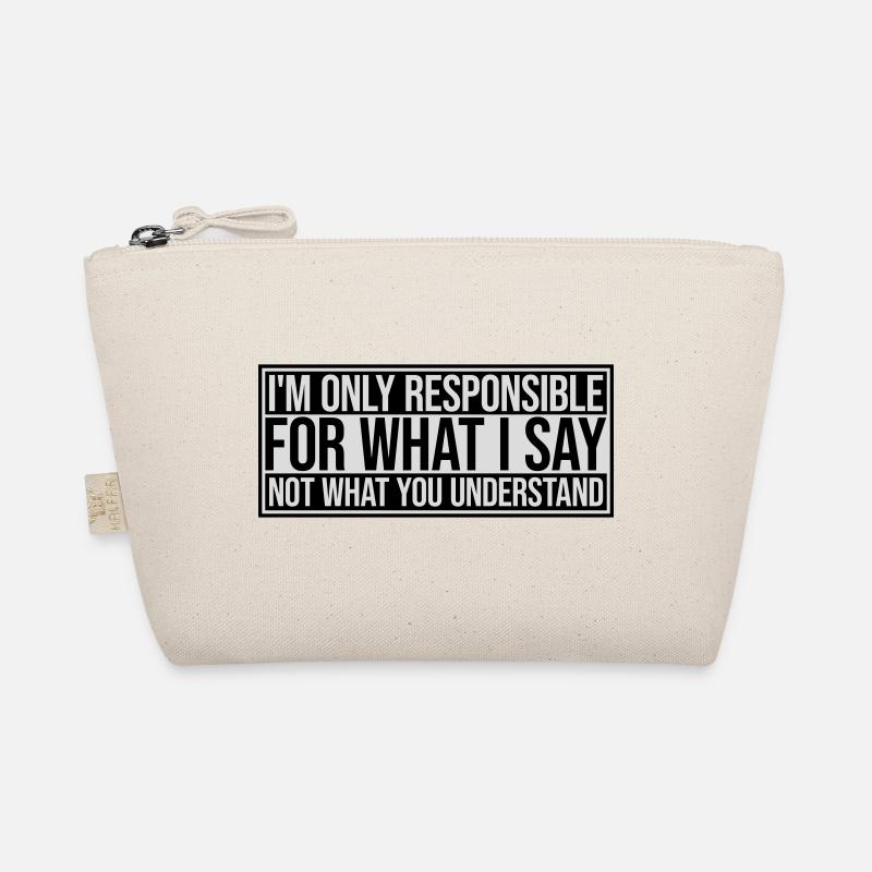 what I say Zitat Bio-Täschchen