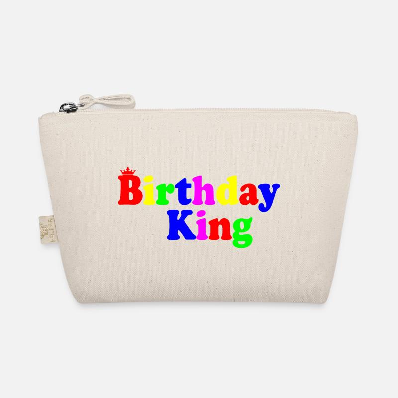 Birthday king - Bio-Täschchen - Natur