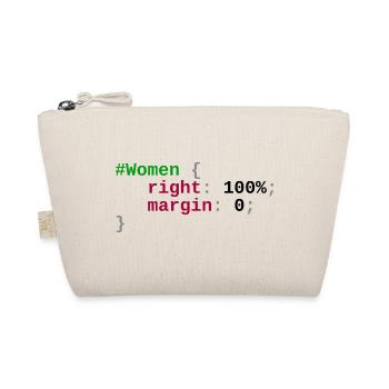 Women are right - Trousse biologique - nature - Devant