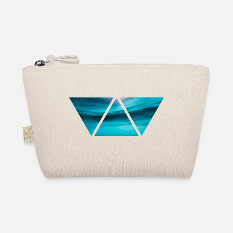 Underwater Triangle Diving Snorkeling Holiday Organic Pouch