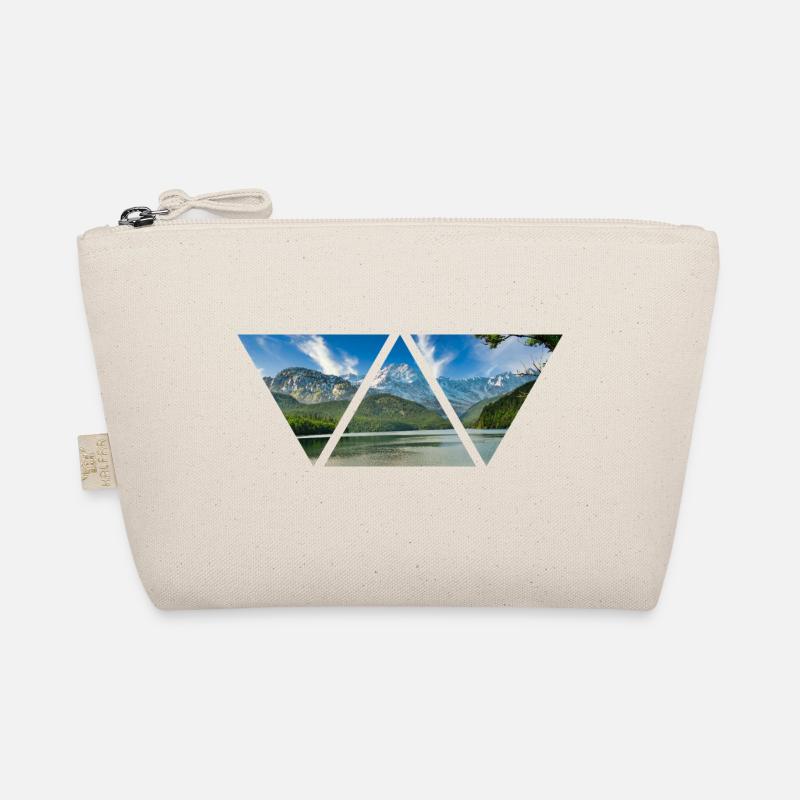 Alpes Triangle Lac Randonnée Montagnes Eau Cadeau Trousse biologique