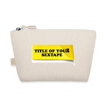 Titre de votre design post-it de sextape - Trousse biologique - nature - Devant