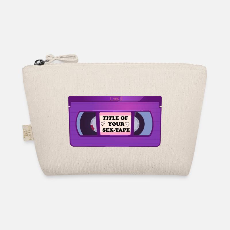 Titre de votre sextape drôle de conception de cassette VHS Trousse biologique