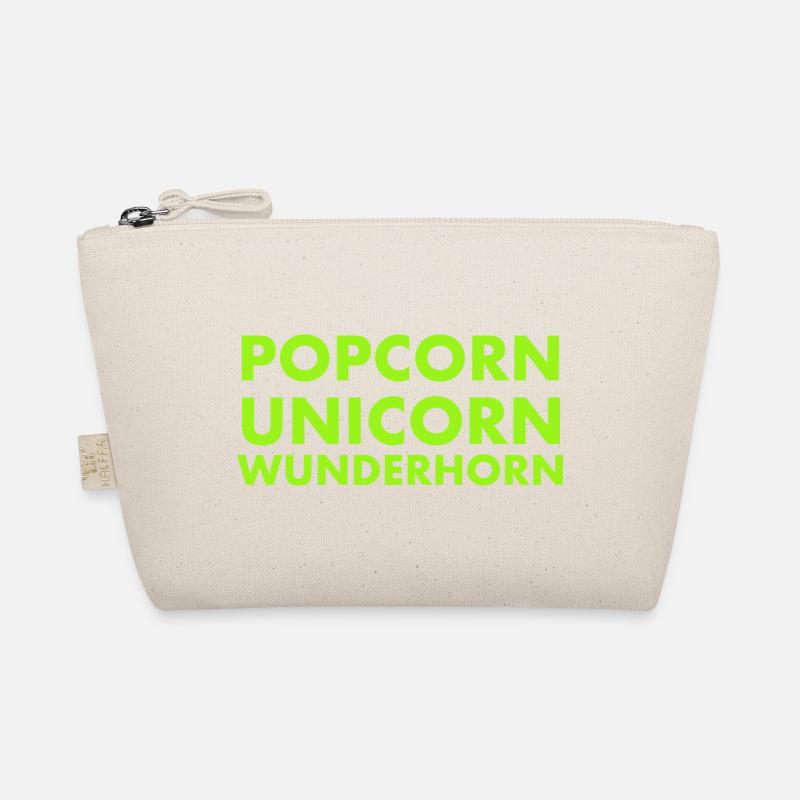 Popcorn Unicorn Wunderhorn Bio-Täschchen