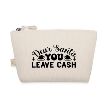 Dear Santa you leave Cash - Bio-Täschchen - Natur - Vorne
