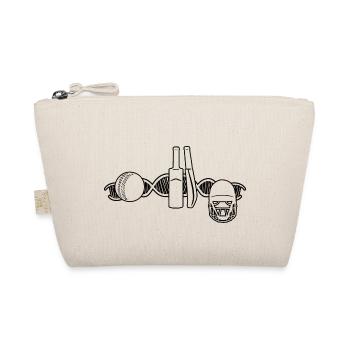 Kricketfan Kricket Team Cricket Spruch Geschenk - Bio-Täschchen - Natur - Vorne