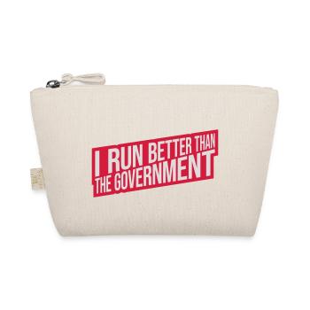 run better than government - Bio-Täschchen - Natur - Vorne