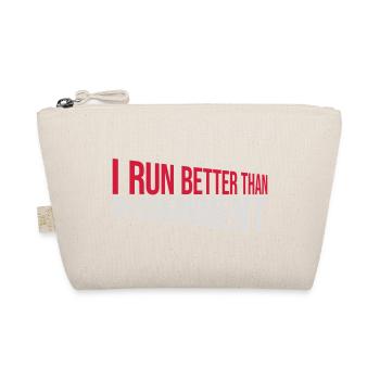 run better than government - Bio-Täschchen - Natur - Vorne
