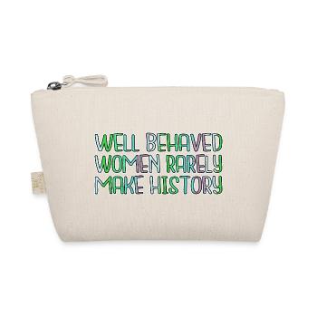 humor liberal women's march protest cool - Organic Pouch - nature - Front