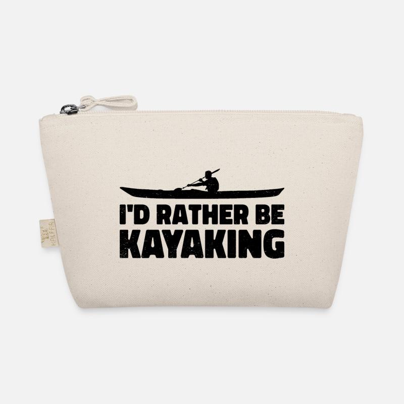 I'd Rather Be Kayaking Canoe Kayak Rower Rowing Pa Bio-Täschchen