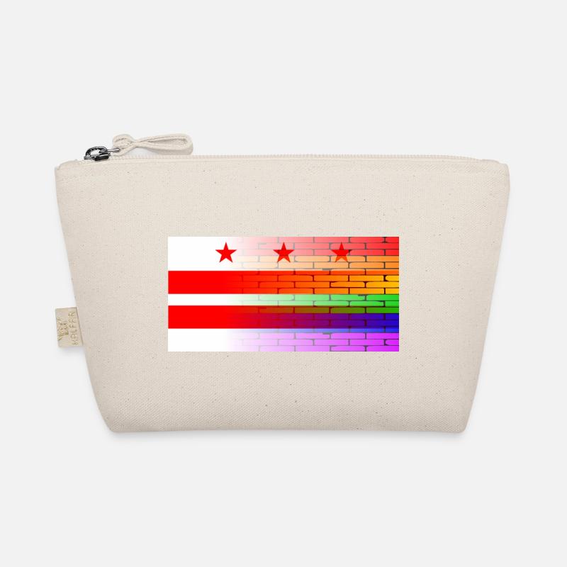 Rainbow Wall Washington DC Organic Pouch