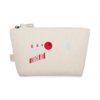 I suck at bowling - Organic Pouch - nature - Front