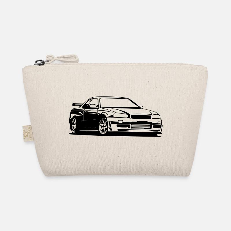 gtr r34 nismo skyline - Bio-Täschchen - Natur