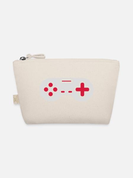 Conception Retro Gamer Controller - Trousse biologique - nature - Devant