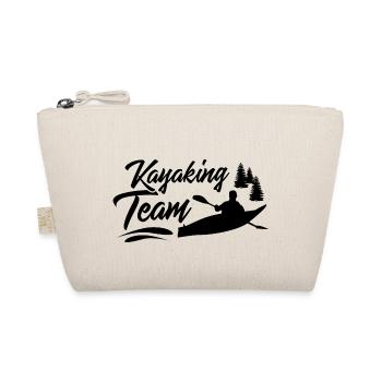 Team Graphic Kayaking Kayak Canoe Rowing Rower Pad - Bio-Täschchen - Natur - Vorne