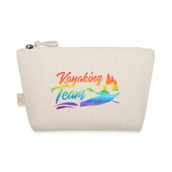 Team Graphic Kayaking Kayak Canoe Rowing Rower Pad - Bio-Täschchen - Natur - Vorne
