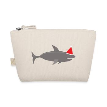 X-mas Shark - Organic Pouch - nature - Front