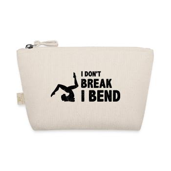 I Don't Break I Bend Acrobatics Gymnastics Sports - Bio-Täschchen - Natur - Vorne