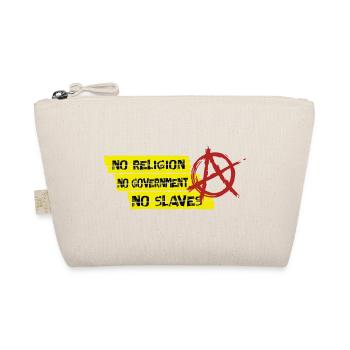 No Religion No Government No Slaves - Bio-Täschchen - Natur - Vorne