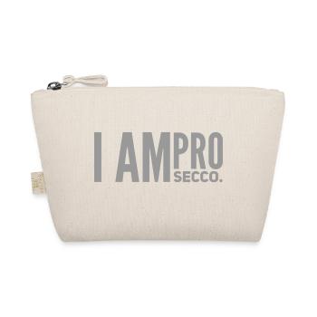 I AM PRO SECCO. Prosecco Lover, cool NEW Design!!! - Organic Pouch - nature - Front