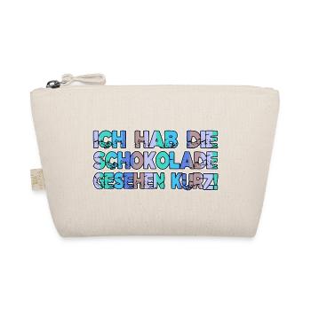 süß geburtstag cooler spruch schokolade geschenk - Bio-Täschchen - Natur - Vorne