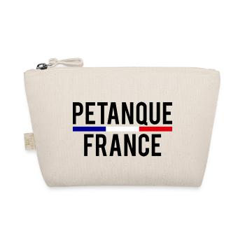 Pétanque France Petanque Frankreich Boule Boccia - Bio-Täschchen - Natur - Vorne