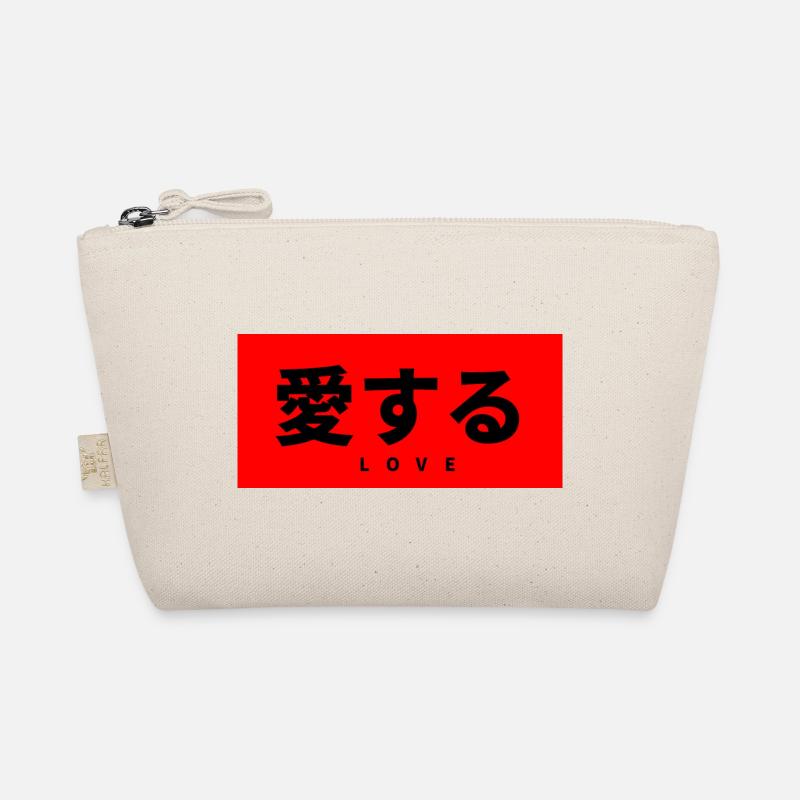 Japanisch - Bio-Täschchen - Natur