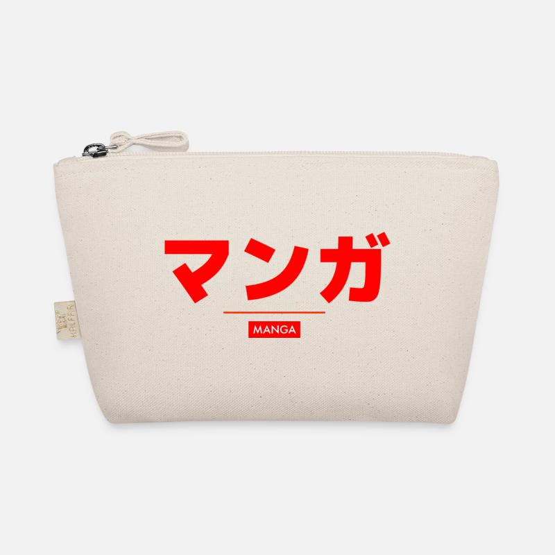 Japanisch - Bio-Täschchen - Natur