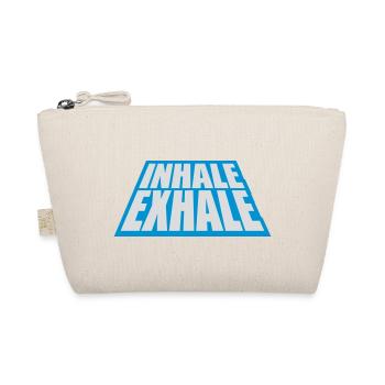 inhale exhale yoga Zitat - Bio-Täschchen - Natur - Vorne