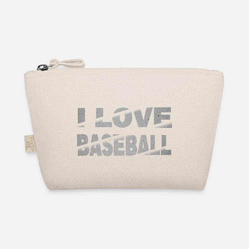 I Love Baseball Bio-Täschchen