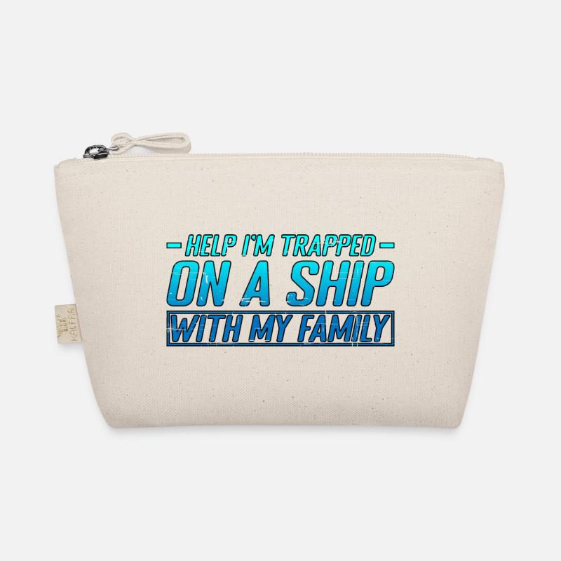 Help I'm Trapped On A Ship With My Family 8 Organic Pouch