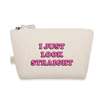 J’ai juste l’air droit drôle rose gay - Trousse biologique - nature - Devant