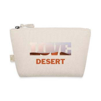 T-Shirt Desert Holiday Beach Sunshine Gift - Organic Pouch - nature - Front