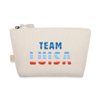 Team Luisa | Warming Stripes - Bio-Täschchen - Natur - Vorne