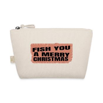 fish head birthday present idea adorable animals - Bio-Täschchen - Natur - Vorne