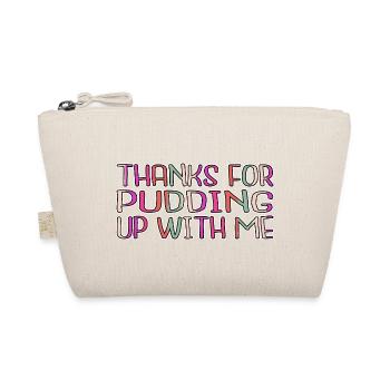 Dinosaurs Joke Cute Computer Awesome Birthday - Organic Pouch - nature - Front