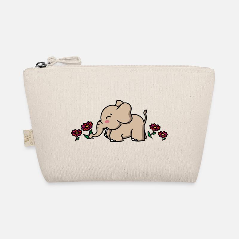 Bébé éléphant cadeau avec fleurs / fleur d’éléphant Trousse biologique