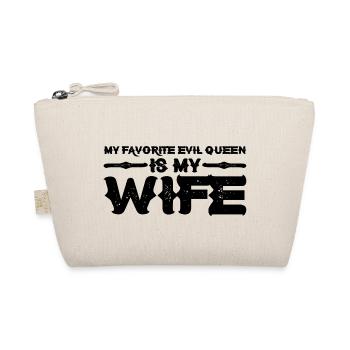 My Favorite Evil Queen Is My Wife 11 - Organic Pouch - nature - Front