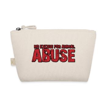 No Excuse For Animal Abuse 8 - Bio-Täschchen - Natur - Vorne