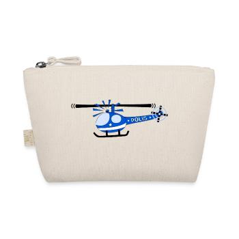 Helicopter Polis Children - Organic Pouch - nature - Front