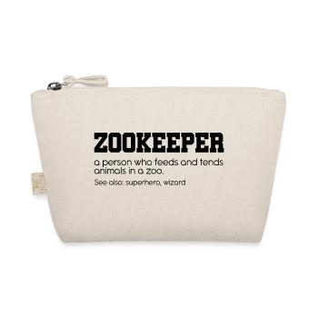 Definition Graphic Animal Keeper Zoo Keeper Animal - Bio-Täschchen - Natur - Vorne