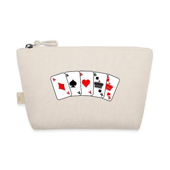 Poker - Bio-Täschchen - Natur - Vorne