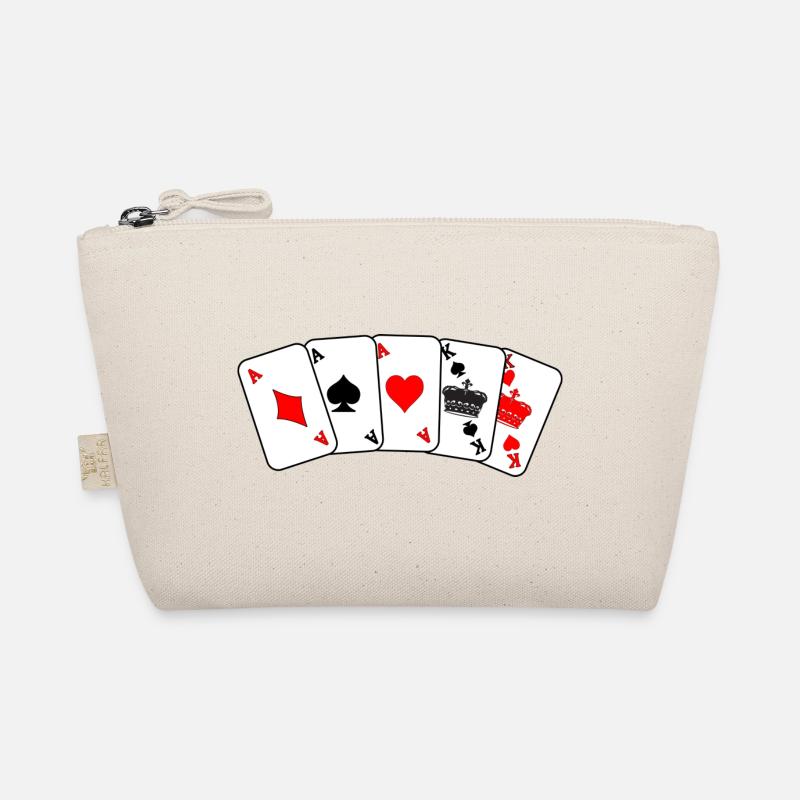 Poker - Bio-Täschchen - Natur