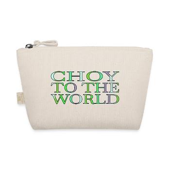 Bedroom Dino Santa Birthday present Joke Beard - Organic Pouch - nature - Front