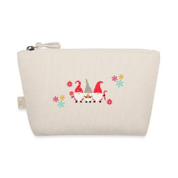 Christmas Gnomes - Organic Pouch - nature - Front