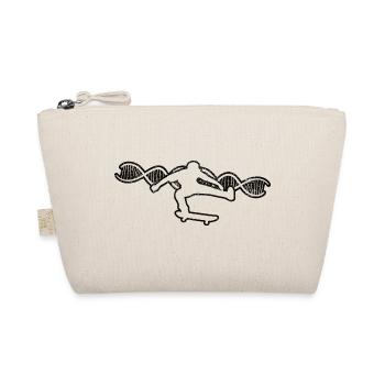 Skateboard Longboard Skater Skateboarding Skating - Organic Pouch - nature - Front