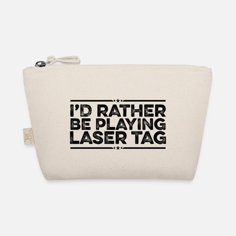 I'd Rather Be Playing Laser Tag Lasergame Lasertag Bio-Täschchen