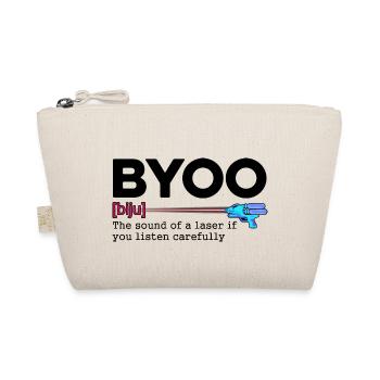 Byoo The Sound Of Laser If You Listen Lasertag Pla - Bio-Täschchen - Natur - Vorne