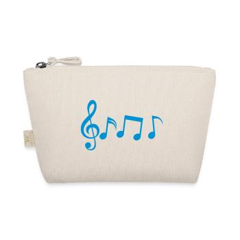 Logo Symbole Musik Noten - Bio-Täschchen - Natur - Vorne